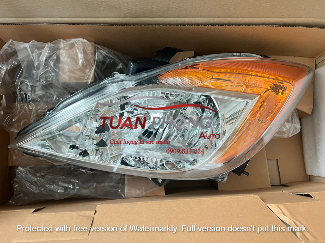 Đèn Pha Trái MAZDA BT50 2013 2014